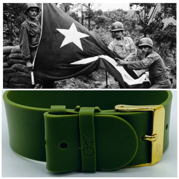 GEO- Silicone Watch Strap - Borinqueneer (different finishes available)