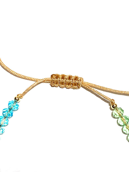 E-HC DESIGNS- Straight Golden Tube Adjustable Bracelet (more colors available)