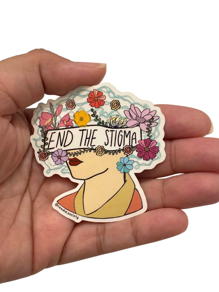 CANDID SOCIETY- End the Stigma Sticker