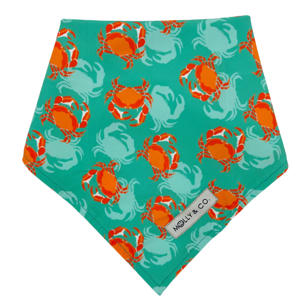 MOLLY & CO. - Dog Bandana- Crab Catch