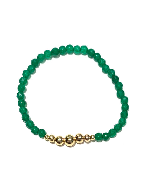 E-HC- Golden Spheres Stone Bracelet (different colors available)