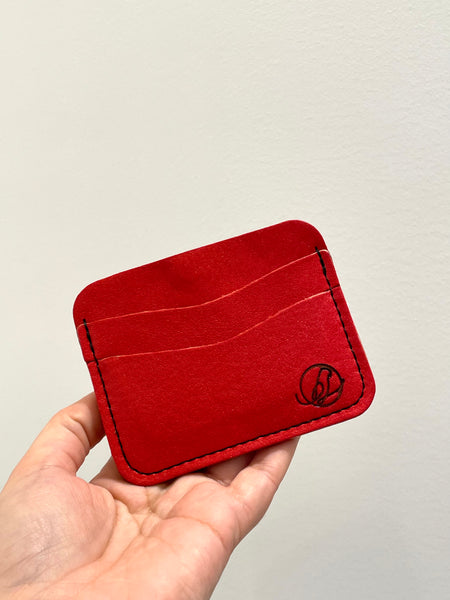 IGUACA - Cardholder- Vegan Tan Red