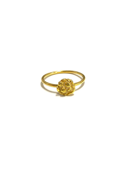 MONIQUE MICHELE- 24k Vermeil Pattern Rings