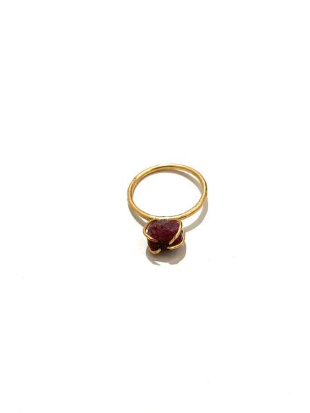 MONIQUE MICHELE- Ruby Prong Rings