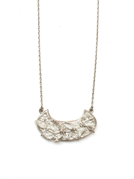 Snou* - Coffee Branches Medallion Necklace