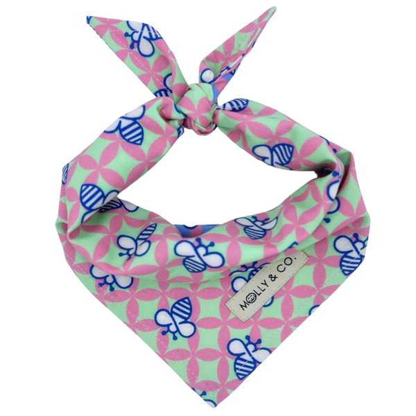 MOLLY & CO- Reversible Dog Bandana- Queen Bee