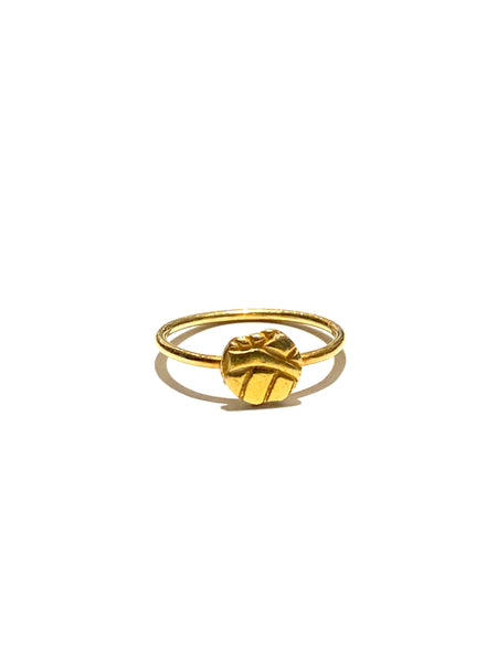 MONIQUE MICHELE- 24k Vermeil Pattern Rings