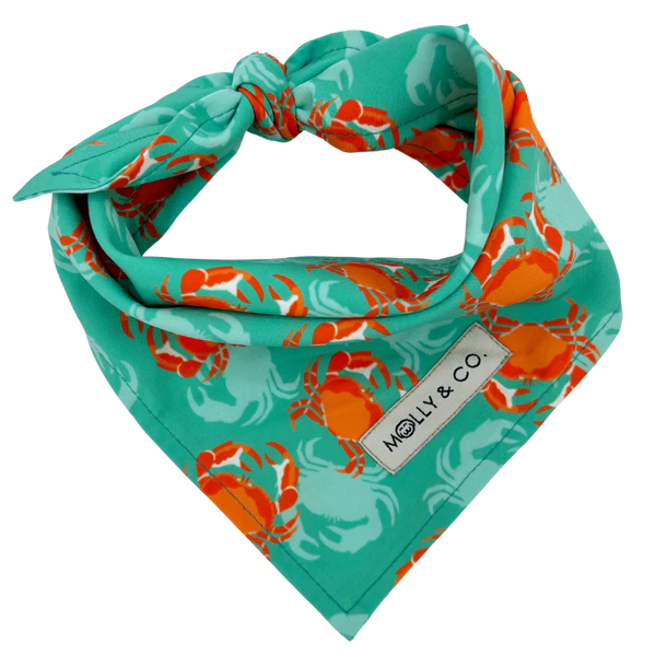 MOLLY & CO. - Dog Bandana- Crab Catch