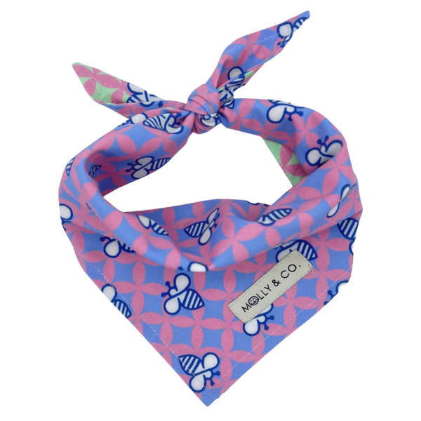 MOLLY & CO- Reversible Dog Bandana- Queen Bee