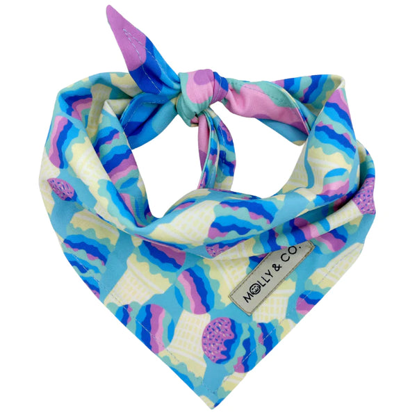 MOLLY & CO. - Reversible Dog Bandana- Ice Cream