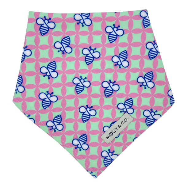 MOLLY & CO- Reversible Dog Bandana- Queen Bee