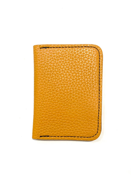 IGUACA - Simple vertical wallet - Yellow Grain