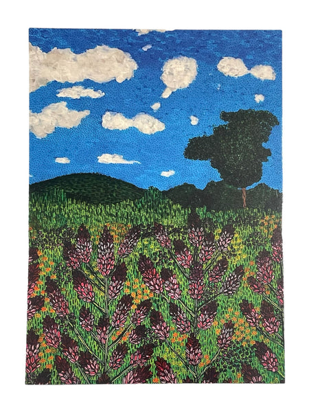 SUSANA CACHO - 5"x7" Paisaje Flores Silvestres Art Print